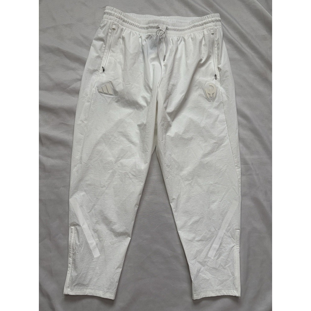 NEW Adidas Patrick Mahomes Z.N.E. Woven Track Pants Men's 2XLarge White JY3801